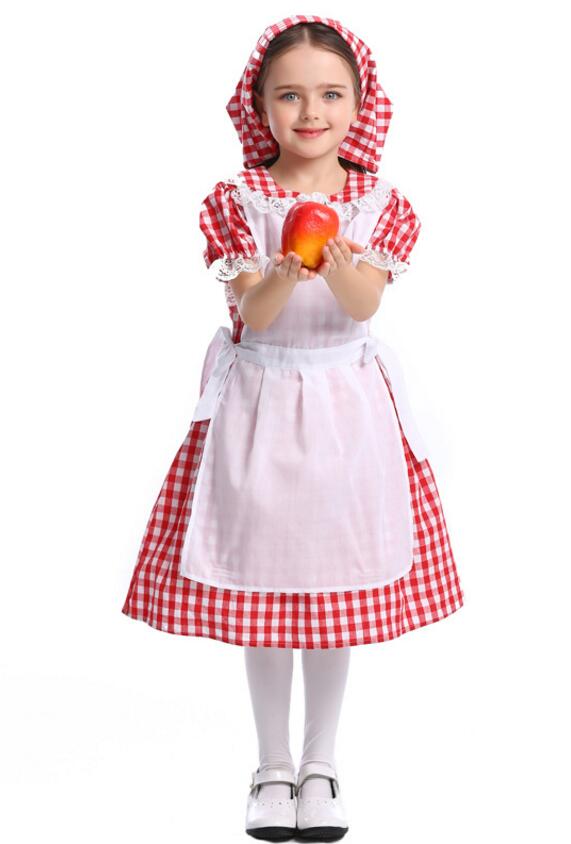 F68180 childrens maid costume